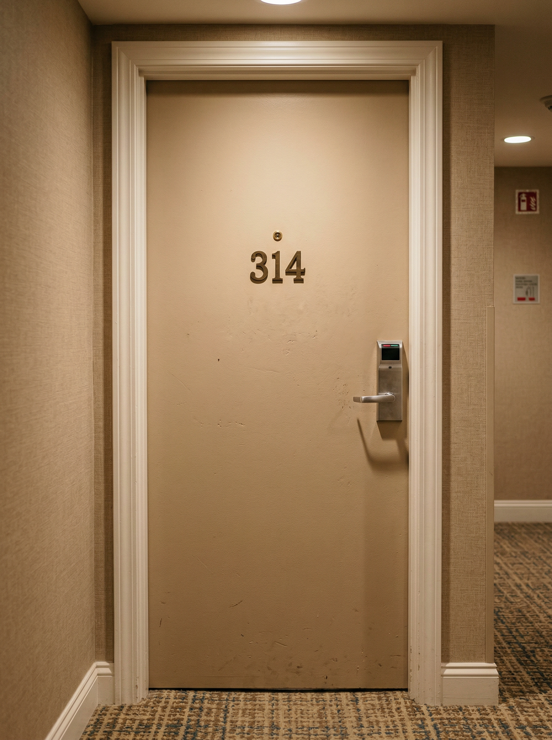 Door before Thor's Doors wrap installation